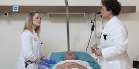 Patient wird untersucht