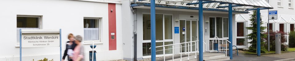 Eingang Stadtklinik Werdohl