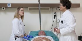 Patient wird untersucht