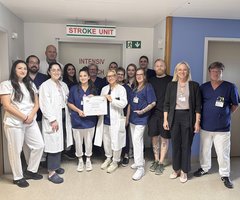 Teamfoto Stroke Unit mit stellertretender Pflegedirektorin