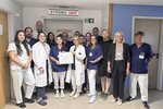 Teamfoto Stroke Unit mit stellertretender Pflegedirektorin